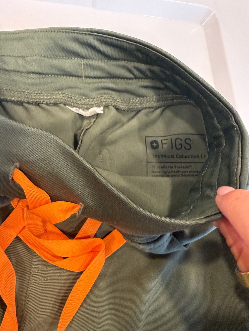 Figs Olive Green Scrubs - Picture 3 of 5